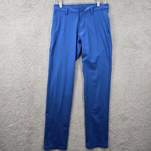 Rhone Men's Size 28 Blue Polyester Commuter Slim Fit Chino Pants